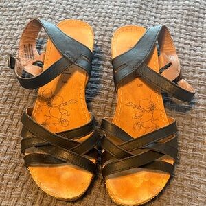 Black Strappy Sandals